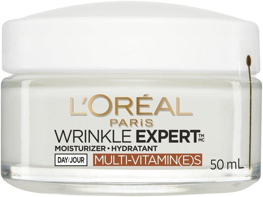 L'Oreal Paris Anti-Aging Face Cream 65+, Day & Night Skincare, Wrinkle Expert, With Multi-Vitamins to Reduce the Look of Deep Wrinkles, 50mL