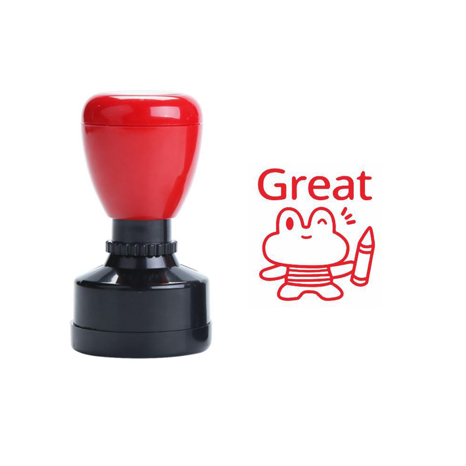 APGLSXY English Comment Stamper Educational Stamper for Efficient Homework Grading Classroom Behavior Reward Chart English Comment