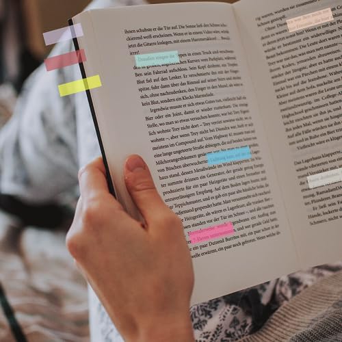 AMZSKU Klebezettel, 1000 Stück Pop - up Haftmarker Transparent Sticky Notes Haftnotizen Durchsichtig Pfeil Index Flaggen Tabs für Seitenmarkierung