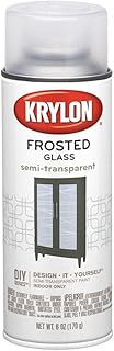 Krylon Frosted Glass Spray Paint, 6 oz, Frosted White
