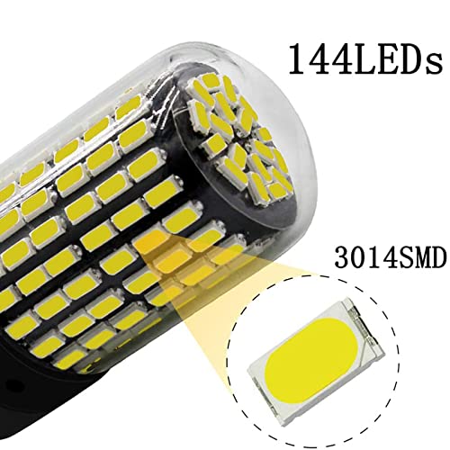 Exogio 10 Pcsled Bulb For Turn Signal Blinker, Car Turn Signal Light For 3014 144Smd Canbus 1157 Bay15D P21W 1156 Ba15S Bau15S Py21W T20 7440 7443 W21W #TOP7