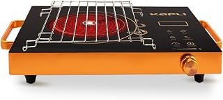 Kapli 2000W Infrared Cooktop Touch Panel | Energy Efficient, Safety Auto-Off & Overheat Protection | Compatible with All U... Price In India