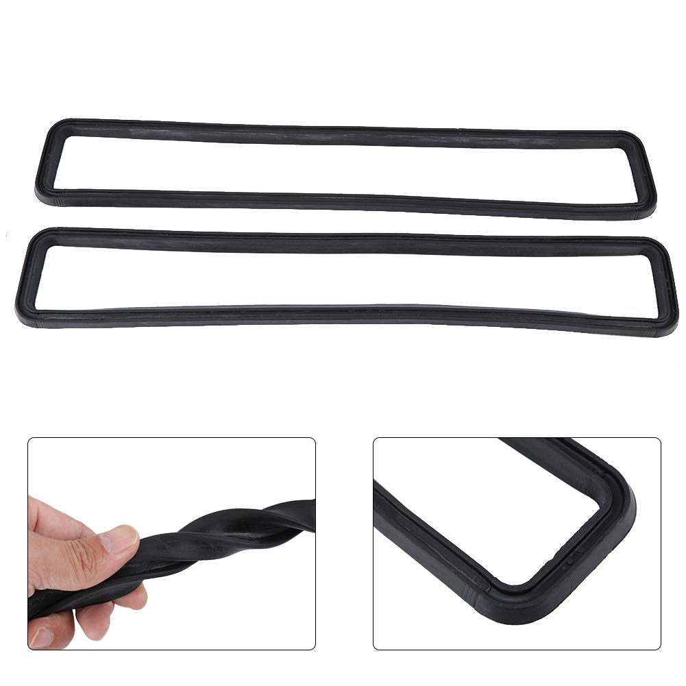 MUC4299, 1 paire de bandes d'étanchéité pour voiture, résistantes à l'usure, bandes d'étanchéité pour cloison d'aération de cloison, installation simple, haute ténacité pour automobile