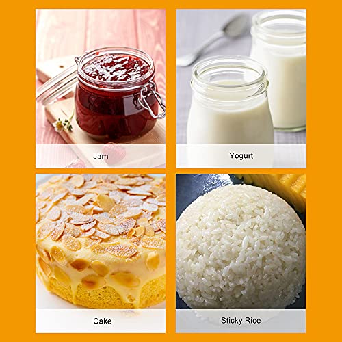 Estabeter Brotbackautomat (Brotbackmaschine, 650 Watt, 19 Bread Maker Backprogramme, 1000g Brotmaschine Automatische mit Brotablage+Messen+Messlöffel+Haken+Dispenser) – Bild 6