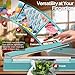 Flexzion Impulse Sealer 20 Inch (500mm) 750W Heat Sealer Machine with Adjustable Heating Mode, No Warm Up Needed, Portable Bag and Seal Impulse with Replacement Element Grip and Teflon Tape