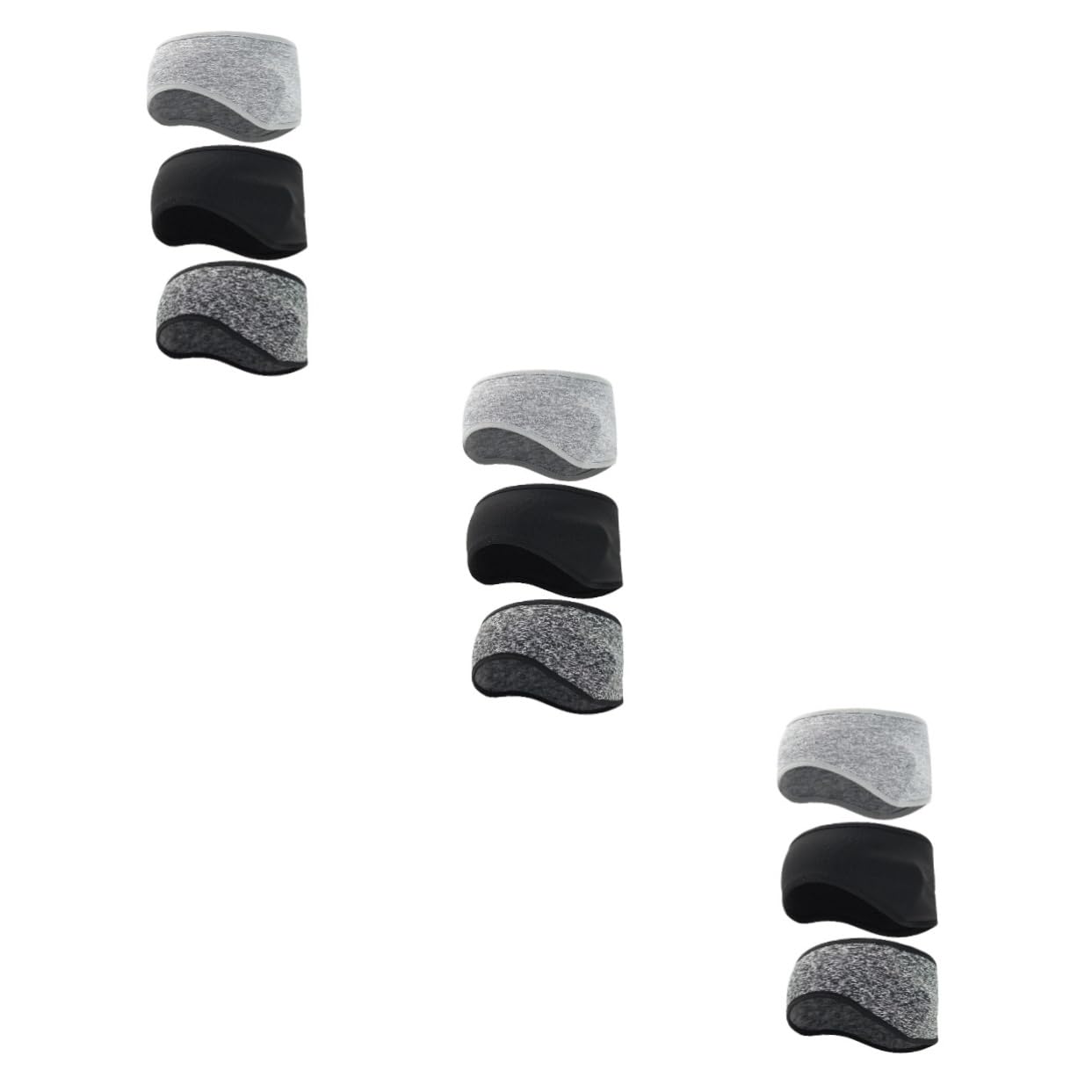 ifundom 3 Set Fascia Per Correre Protezione Per Le Orecchie Scalda Orecchie Invernali Più Caldo Sport Della Fascia Dell'uomo Paraorecchie Da Corsa Poliestere 3 Pezzi * 3