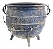 Burton & Burton 9" x 9" Distressed Cauldron Planter