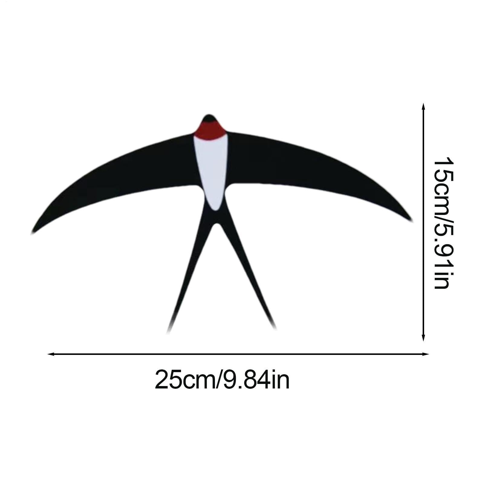 Swallow Bird Mobile - 25cm Paper DIY Hanging Kit | Wind Chime Decor Ornament | Handmade Craft Suspended Balance Hanger Indoor Room Ceiling Display Artistic Flying Sculpture Aesthetic Home Accent — view 6