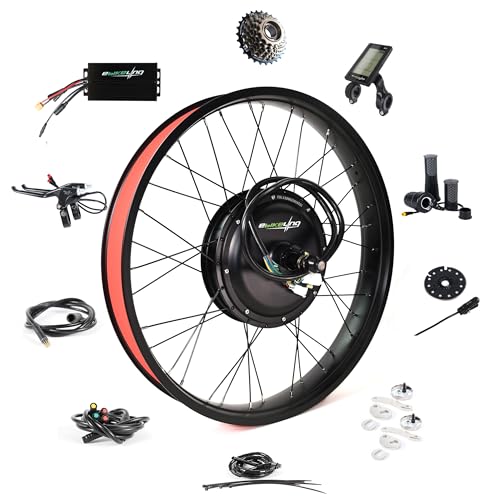 EBIKELING 52V 3000W Rear Ebike Conversion Kit, Electric Bike Conversion
