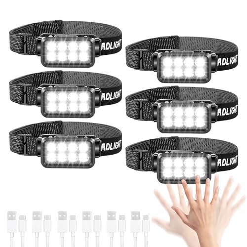 Lampe frontale rechargeable légère anti pluie pour ne plus manquer de visibilité la nuit
