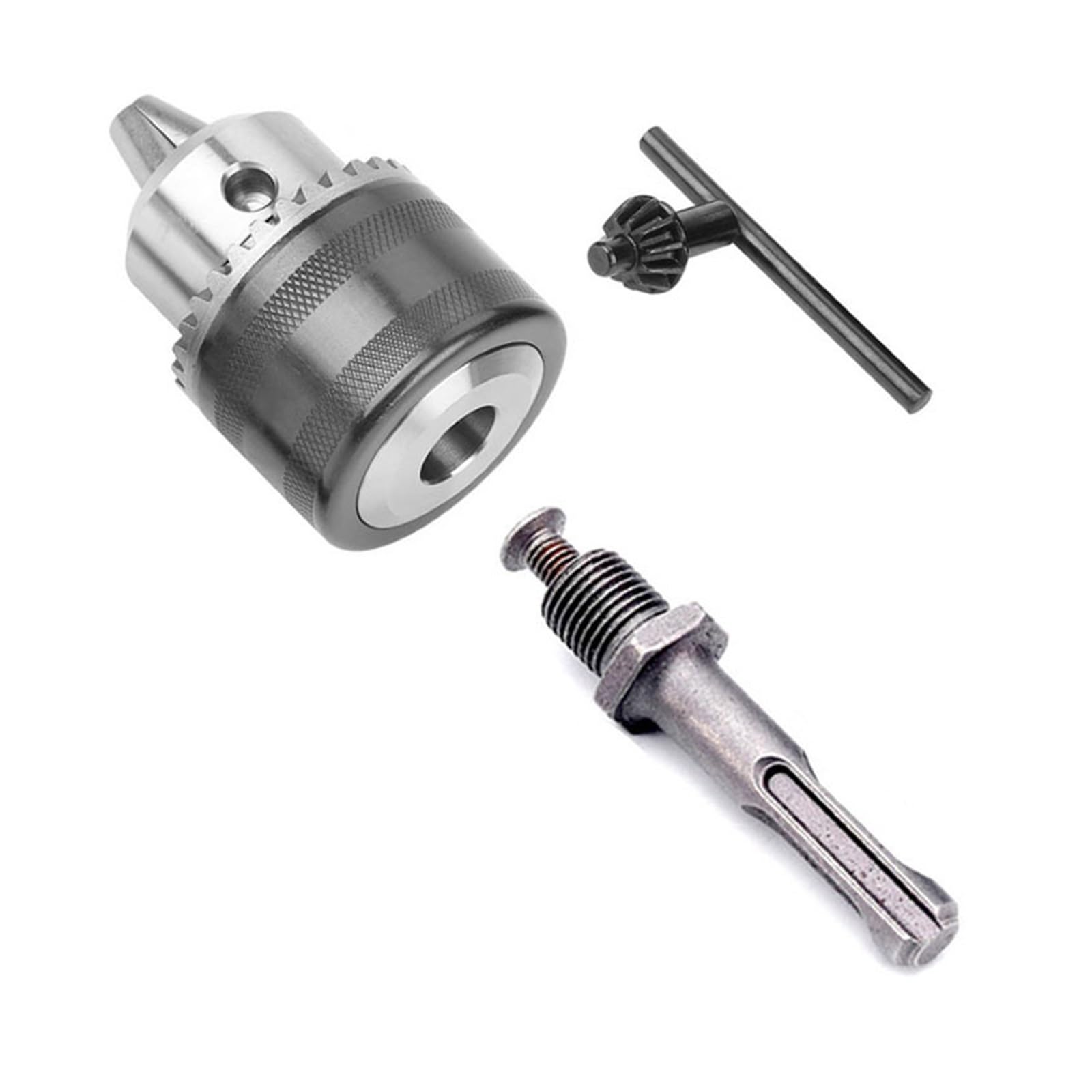 1.5-13mm konwerter 1/2 "-20UNF kluczowy uchwyt wiertarski gwint adapter do szybkiej wymiany SDS 1/4" sześciokątny klucz udarowy klucz Bit korbowód