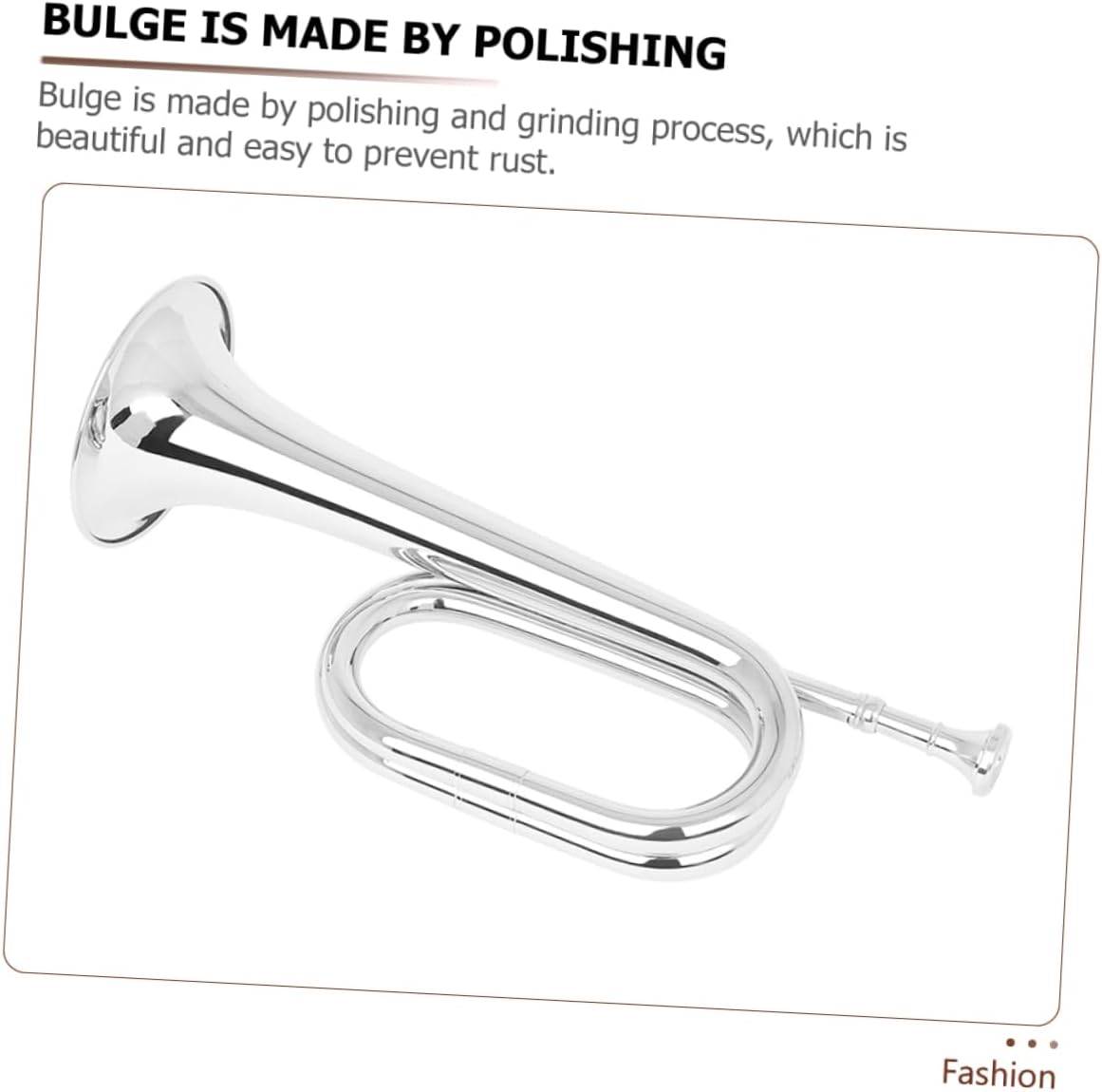 Abaodam C Key Bugle Trumpet for Beginners Copper Construction for Band and Orchestra Includes Mouthpiece and Cleaning Kit