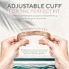 TheraCopper Copper Bracelet for Women — 100% Pure Copper Jewelry for Women — Raw, Solid & Uncoated Authentic Handmade Tibetan Bracelet Cuff Bangles Or Bangle Bracelets (Floral) #3