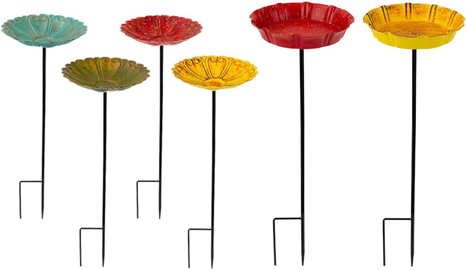 DREAMSOUL Flower Bird Bath + 2 PCS Bird Bath