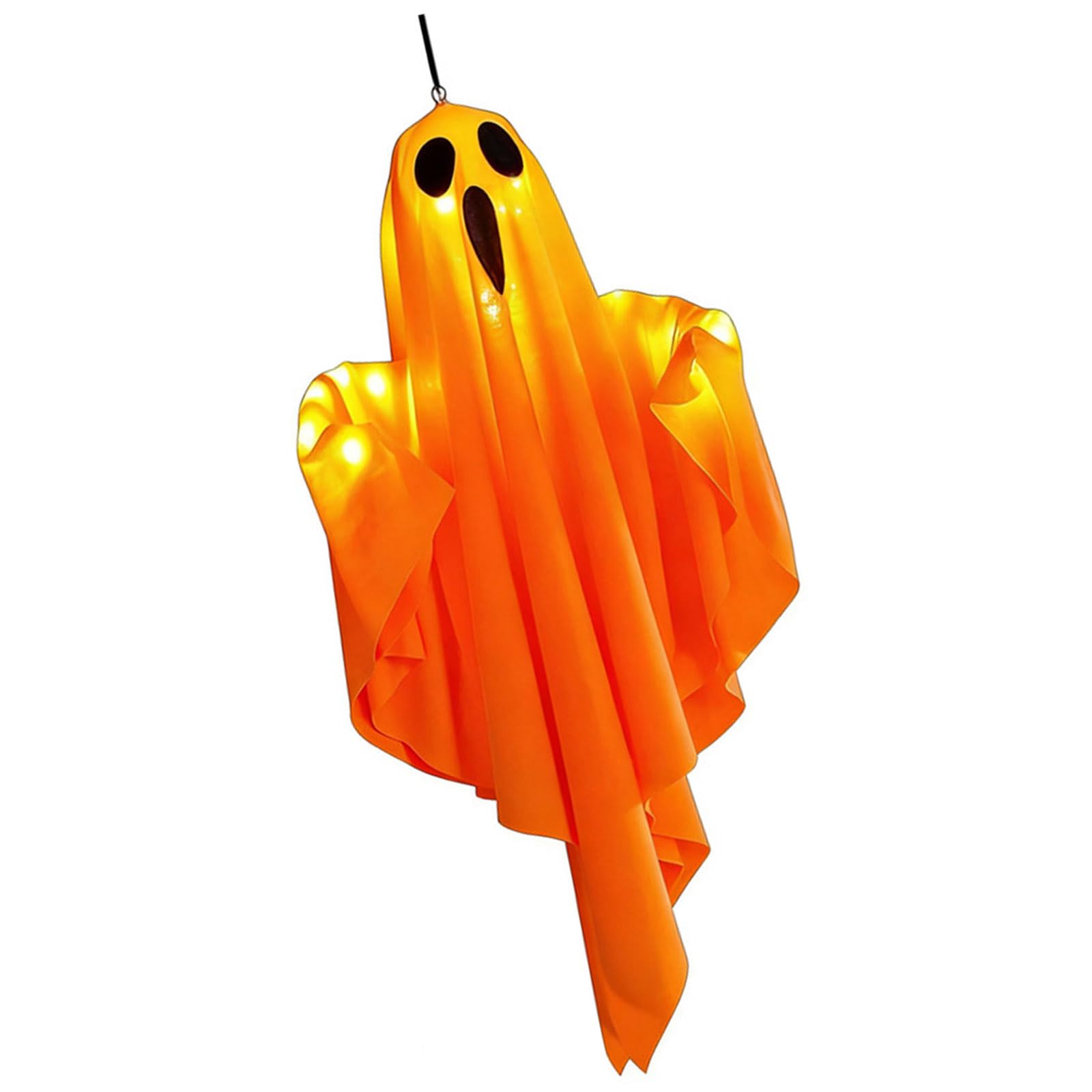 PANGBOER Covered Outdoor Halloween Decor Ornament, Polyester Fabric Display with Cord for Porch Entryway Party Placement Party Decor Ornament