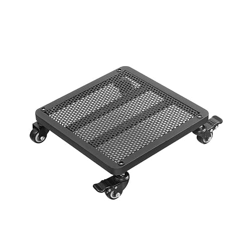 OLSKFUH Plant Trolley With Brakes - Rolling Stand For Indoor And Outdoor Potted Plants, Durable Moving Caddy On Wheels,Black-50 * 60cm