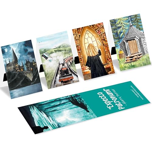 Image of Antara Harry Potter Fan Art Magnetic Bookmarks with Quotes | Digitised Handpaintings | Laminated Matte Finish| Best Gift for Readers for Books and notebooks