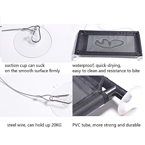 Anself Cat Window Perch Cat Hammock Janela Assento Cat Bed para Gatos