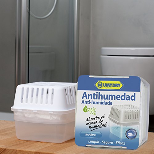 Humydry Granulat-Luftentfeuchter 3er-Set für kleine Räume