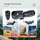 Svbony SV406 20–60x80 mm Spektiv, HD FMC BAK4 Porro Prism mit Dual Focus, 1,25 Zoll Abnehmbares Okular, IPX7 wasserdicht mit Stativ und Tragetasche für Sportschützen Vogelbeobachtung Wildlife Scenery