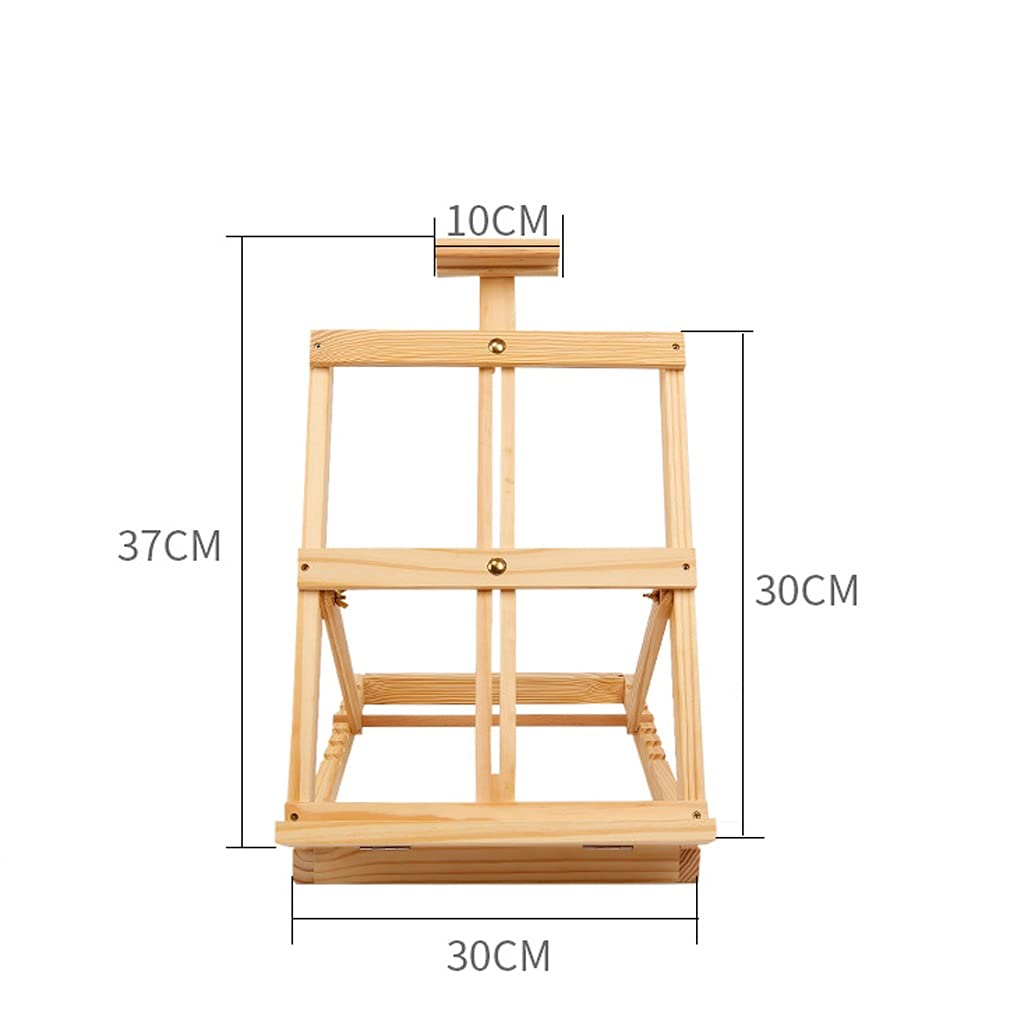 SAeWare Soporte de madera ajustable para bocetos, accesorios de estudio, marco en H para artistas, pintura, dibujo, suministros de arte