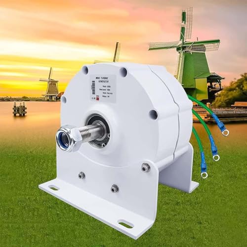 Turbina eólica vertical de 12000W con controlador de carga y alternador trifásico para energía