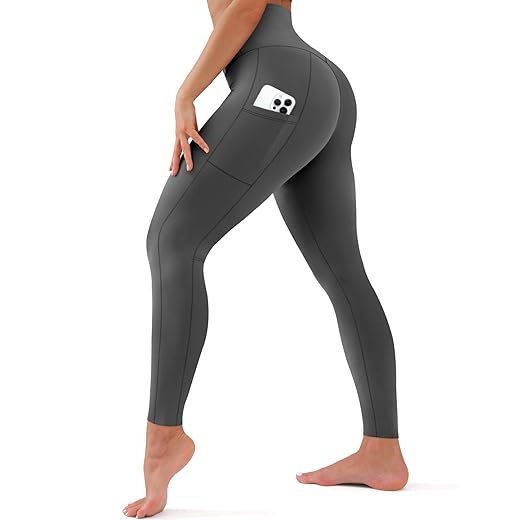 Leggings for Women - High Waisted Full Length Buttery Soft Yoga Pants for Workout Athletic Daily