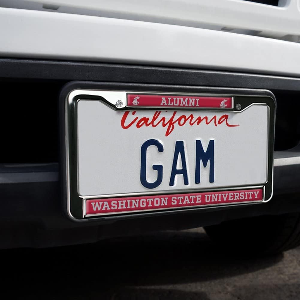 Washington State University Alumni Full Size Standard License Plate Metal Frame - Image 2