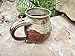 Hand Thrown Pottery Coffee Mug in Brownstone Handmade in North Carolina