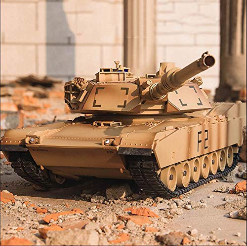 Believe Americano M1A2 Telecomando Serbatoio Modello in Metallo Traccia Forte Cavalli off Road Giocattolo del carro Armato Lancio Battaglia Bullet Elettrico Simulazione Telecomando Serbatoio Auto