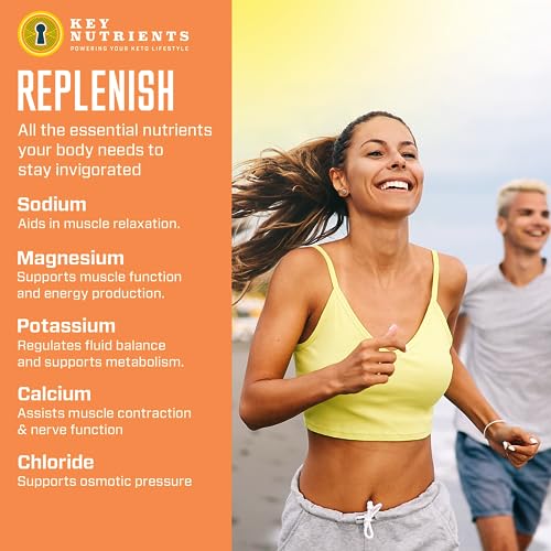 Key Nutrients Electrolytes Sachets - Multivitamin & Minerals Electrolytes Powder 20 Servings of Tropical Peach Mango - Hydration Sachets - Supercharged Rehydration Sachets with 16 Vitamins & Minerals - Image 3