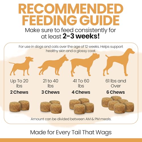 Omega 3 for Dogs, Itch Relief Chews, Fish Oil Skin & Coat, 180 ct, Chews - Image 5