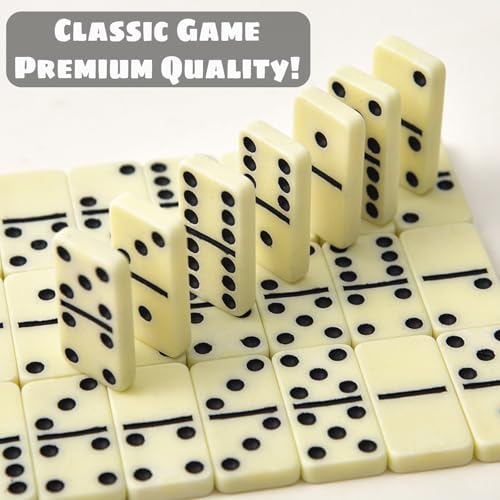Juego de Dominoes para Adultos con Estuche Compacto miniatura 6