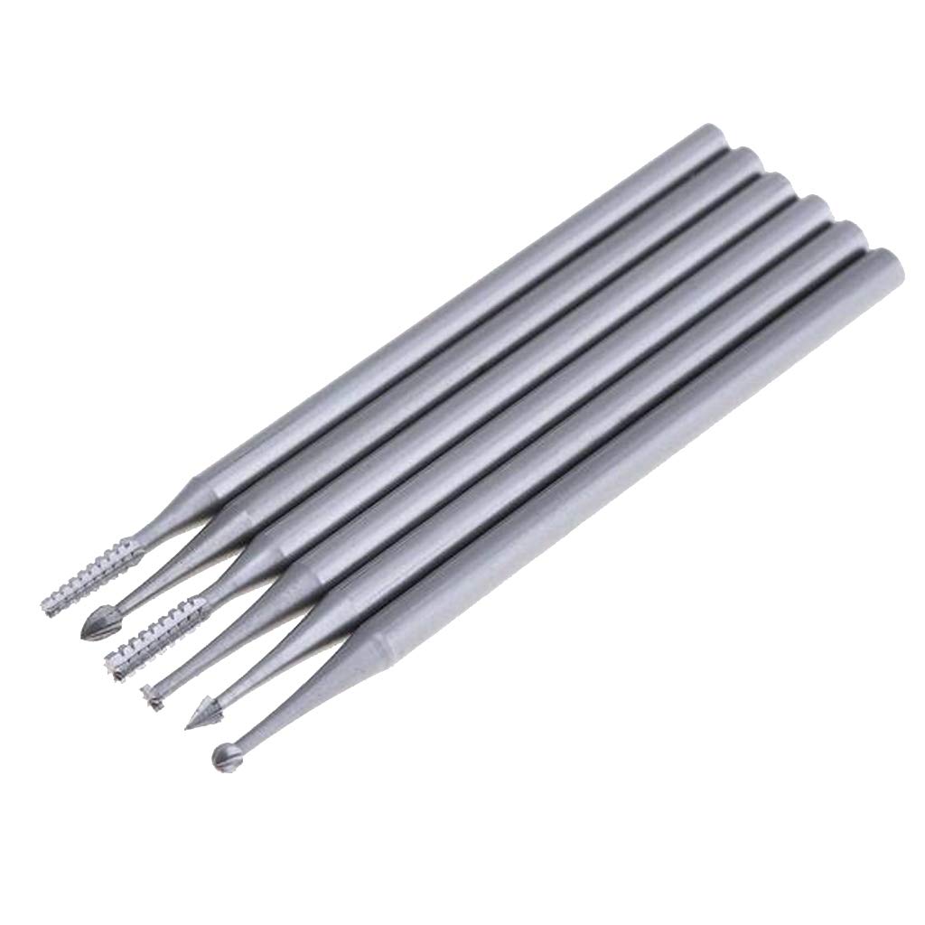 6 Frese Per Incisione In Acciaio Al Tungsteno - Diametro 2.35mm, Per Legno E DIY - Foto 6