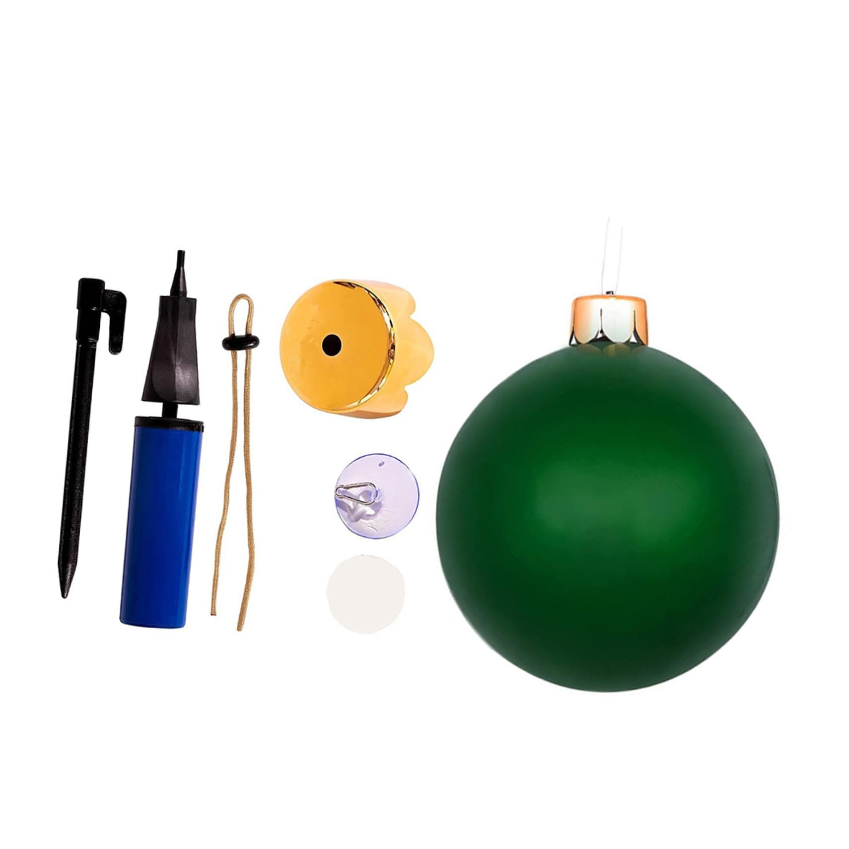 Boule de Noël géante extérieure gonflable BESPORTBLE pour décoration jardin et cour