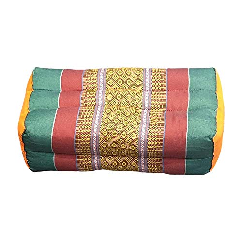 VIE Naturals Kapok Tradicional Tailandés Yoga / Cojín de Meditación, Colores Variados, 35 cm Talla