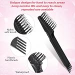 Hairbrush Cleaner Tool Set, 4 PCS Hair Brush Cleaner Rake Comb Cleaning Brush Mini Comb Cleaner Hairstylist Essentials Embedded Tool for Home and Salon Use Removing Hair Dust (4 Style) - Image 4