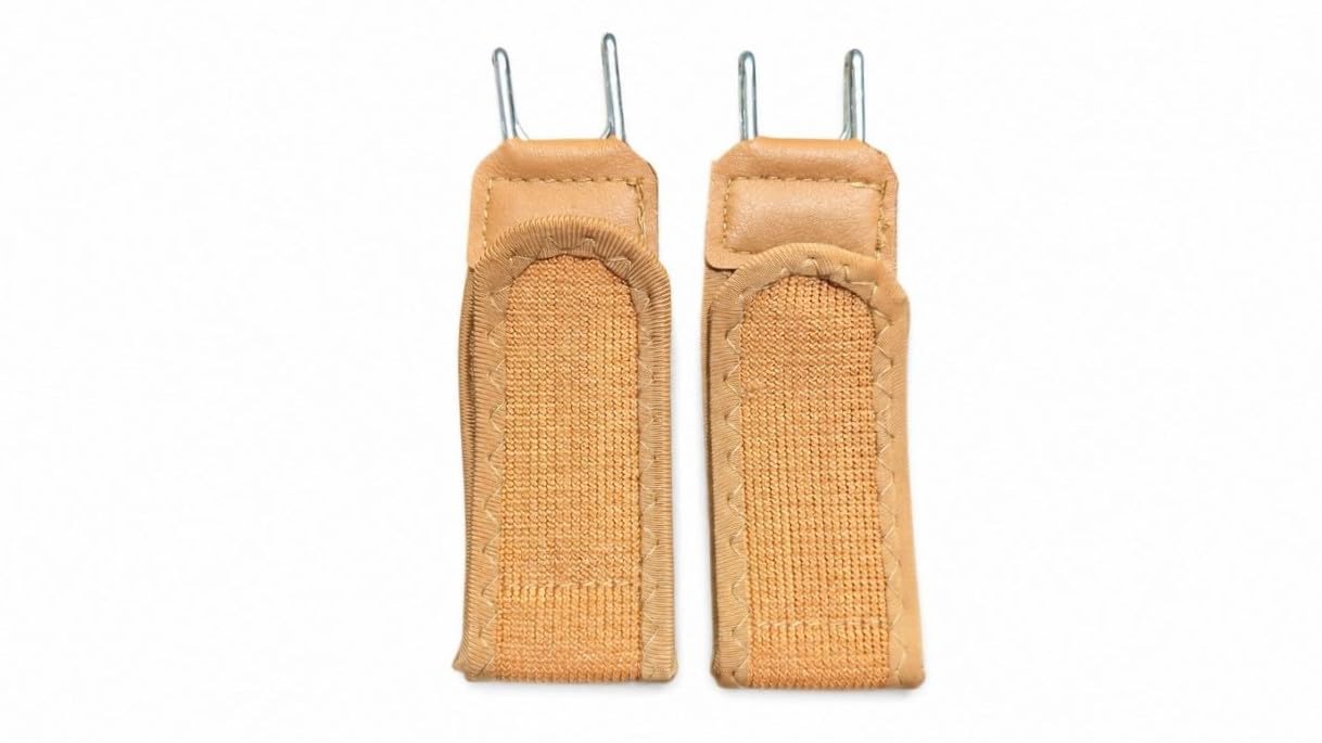 Buckleless Belt Hook Tactical Metal Hook Elastic Belt Unisex Buckle-Less Invisible Waist Belts for Work And Edc(2 Psc) Brown-picture-39