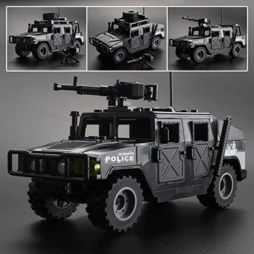 Enhana Building Block Military Vehicle Building Toy Swat Army Car Building Kits Battle Brick, Car Model With 6 Soldier Mini Figures,Building Block Toys Gifts For Boys #TOP4