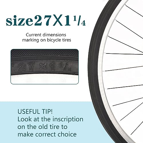 27 X 1 1/4 Bike Tire 27 Inch Road Bike Tires 32-630 Folding
