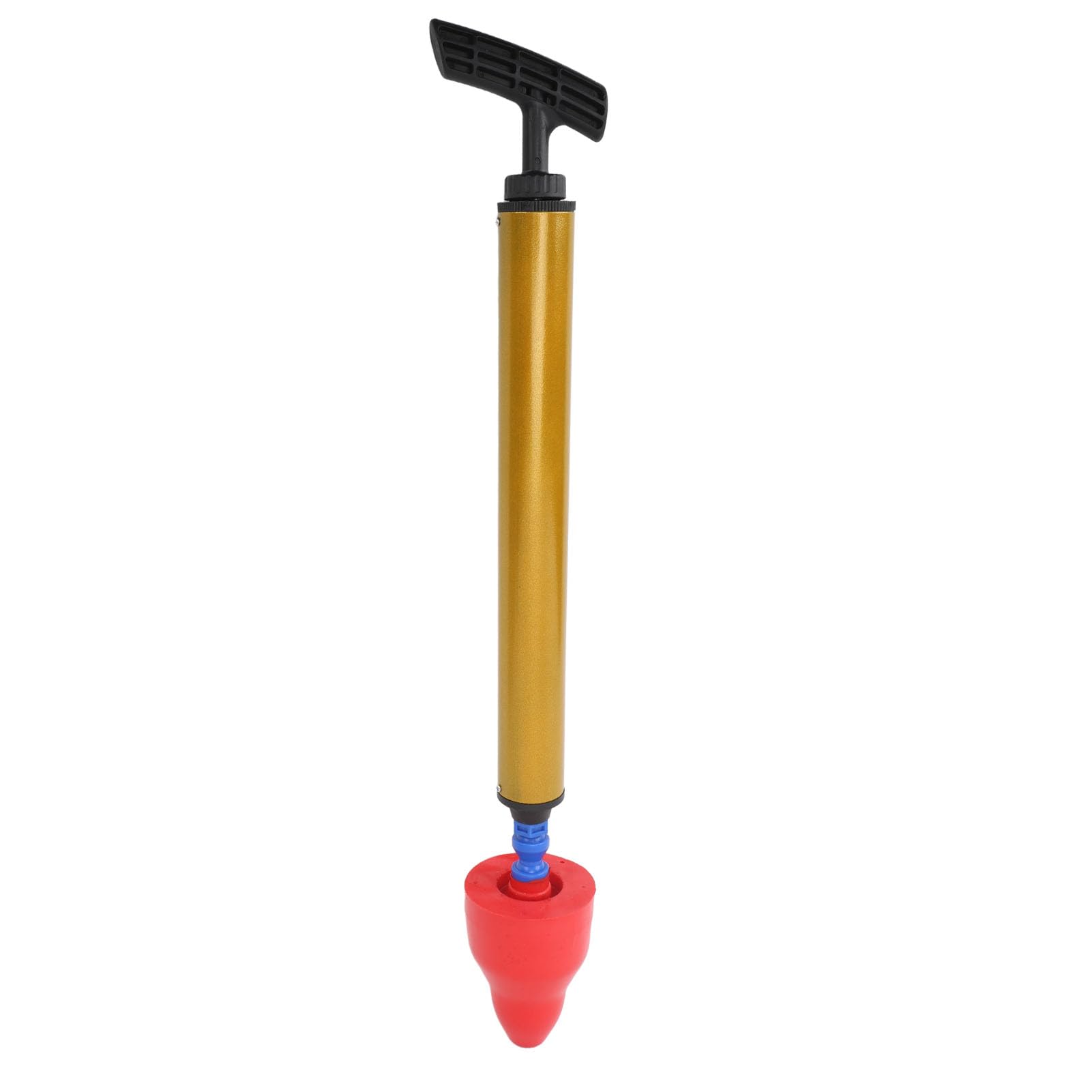 Fockety Toilet Plunger, 3D Projection and High Pressure Air Toilet Plunger Drain Unclogger Unclog Toilet Pipes (Red)