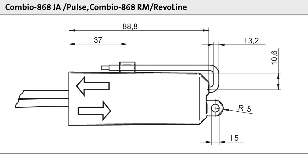 Radio Receiver Combio 868 Yes 89 mm/3 ½ "Slat Width, Combio-868 Yes - Image 2