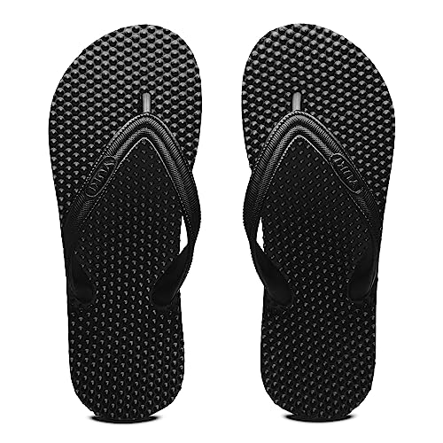 Image of YUKI Men and Women Slipper Accupressure Flip Flops Hawai Chappal for Home Daily Use