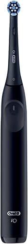 Oral-B iO Series 2 Electric Toothbrush, 1 Replacement Brush, 3 Cleaning Modes for Dental Care, Magnetic Technology, Travel Case, Designed by Braun, Night Black - 1