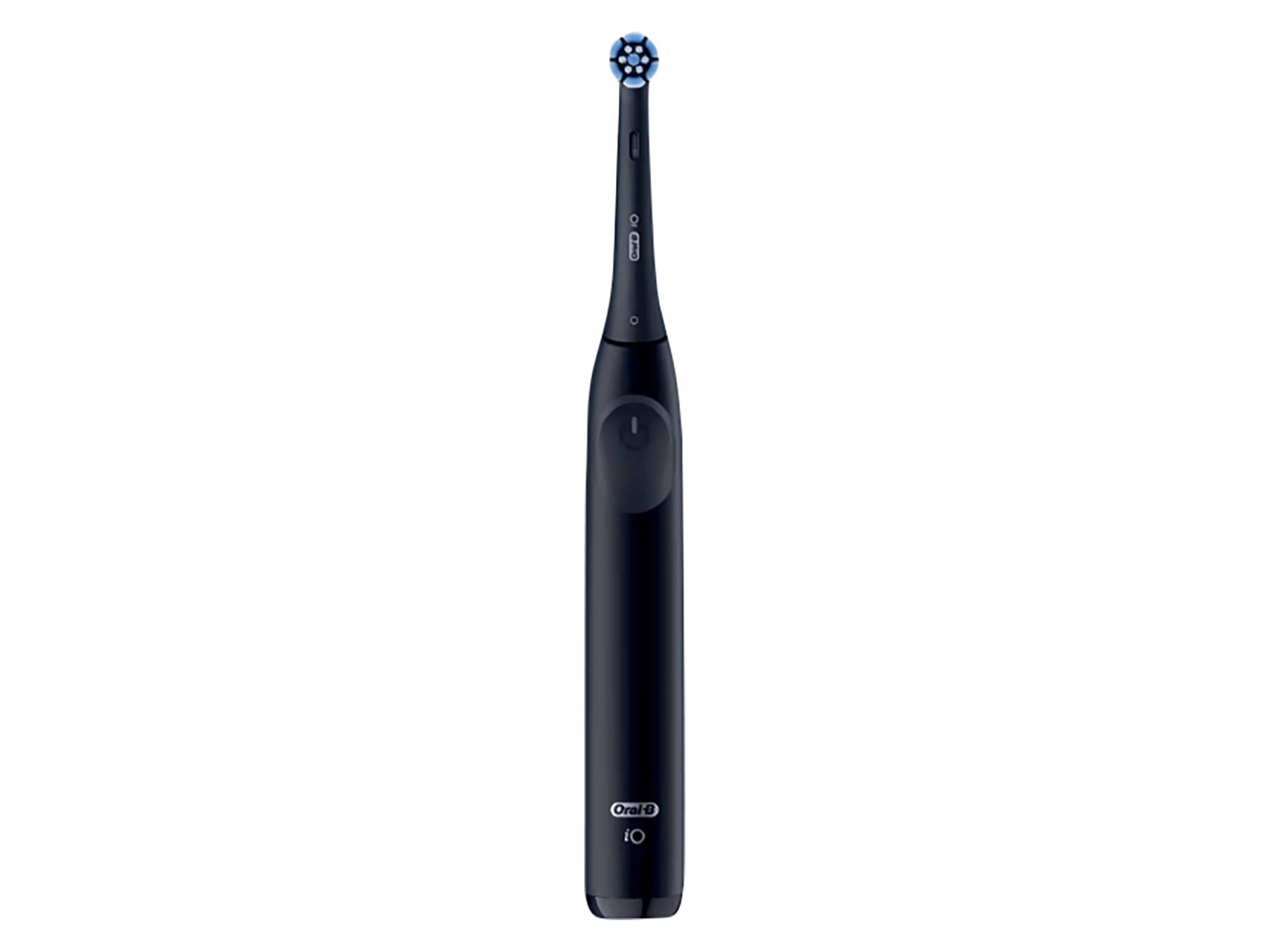 Oral-B iO Series 2 - Cepillo de dientes eléctrico, 1 cepillo, 3 modos de cepillado para el cuidado dental, tecnología magnética, estuche de viaje, diseñado por Braun, Night Black