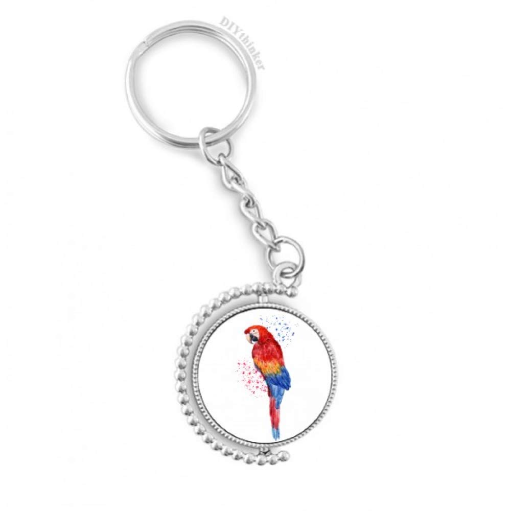 Llavero de loro rojo DIYthinker: soluciona el desorden con su anillo giratorio 4