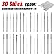HaoTrade 30 Stück Mini Diamant Frässtifte, 2,35mm Schaft Diamant Schleifstifte, Wolframstahl Fräser, Rotationsfräser Bohrer, Drehfräser zum Stein/ Glas/ Metall Schleifen, Polieren, Gravieren