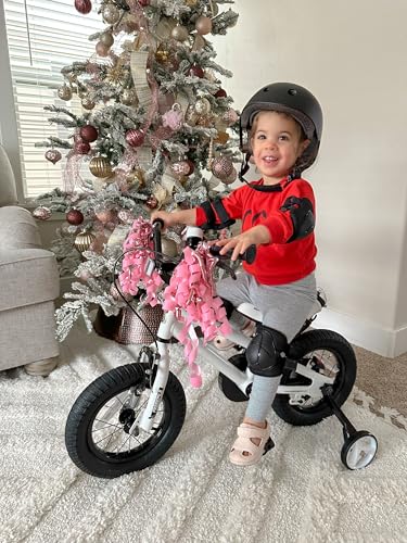 Image of RoyalBaby Bicycle for Kids Cycle for 3-5 Years Boys & Girls 12 inch | Training Wheels | Adjustable Seat | 1 Year Warranty | White