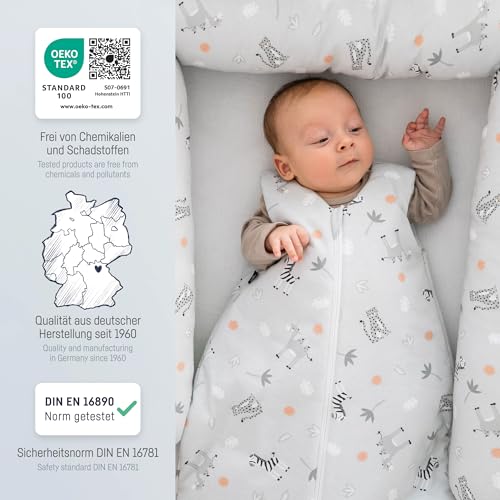Sac de couchage d'été Julius Zöllner évite la transpiration de bébé de 9-18 mois