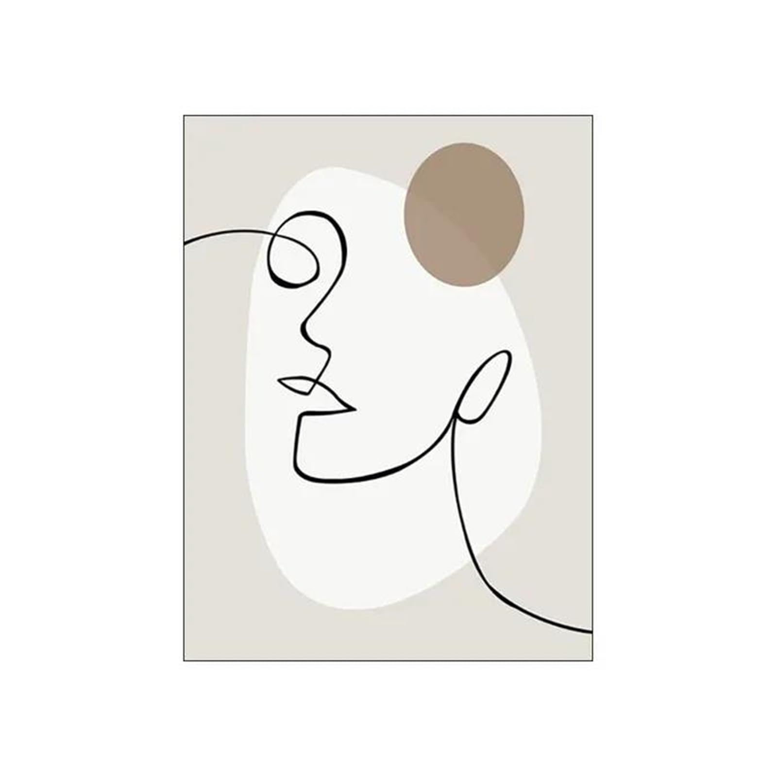 Affiches Abstraites Minimalistes : L'Art Mural Idéal pour un Salon Lumineux et Chaleureux